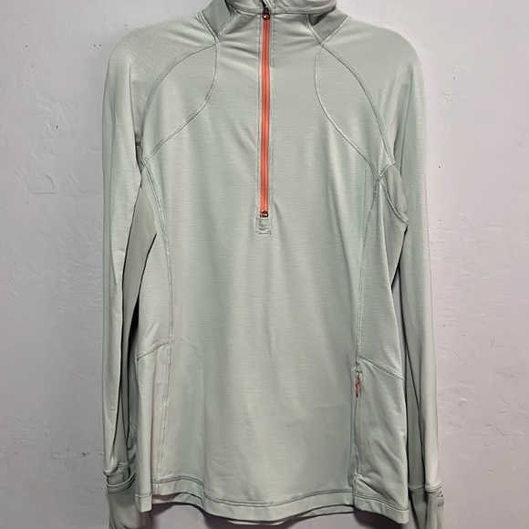 Lululemon sweater white with orange detailing - Picture 2 of 4